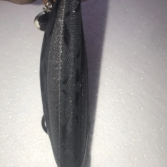 Coach Black and Silver card holder keychain - Picture 2 of 10